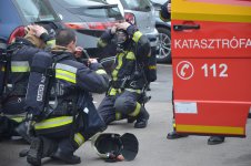 Jól vizsgáztak az újbudai tűzoltók a BME reaktorában tartott gyakorlaton (foto:XI. kerületi Hivatásos Tűzoltó-parancsnokság)