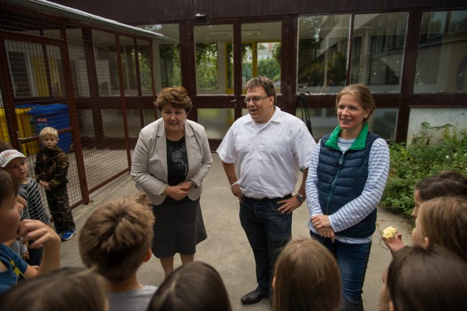 Kerékpártárolót kapott a Törökugrató iskola