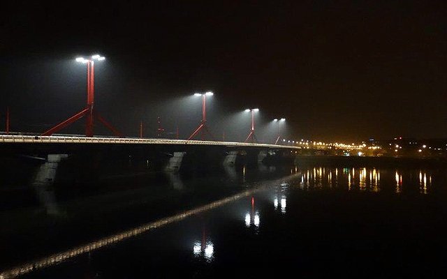 Teljesen elkészült a Rákóczi híd új köz- és díszvilágítása