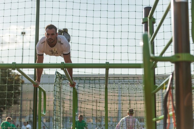 Szabadtéri edzőparkot avattak a Grosics iskolában 