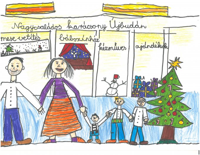 Nagycsaládos képeslap nyertese: Béres Bence, 7 éves – Nagykarácsony