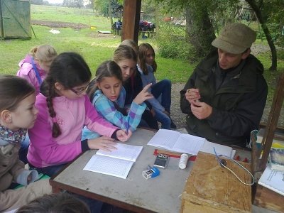 A Kis-Balatonnál jártak madárlesen az iskolások