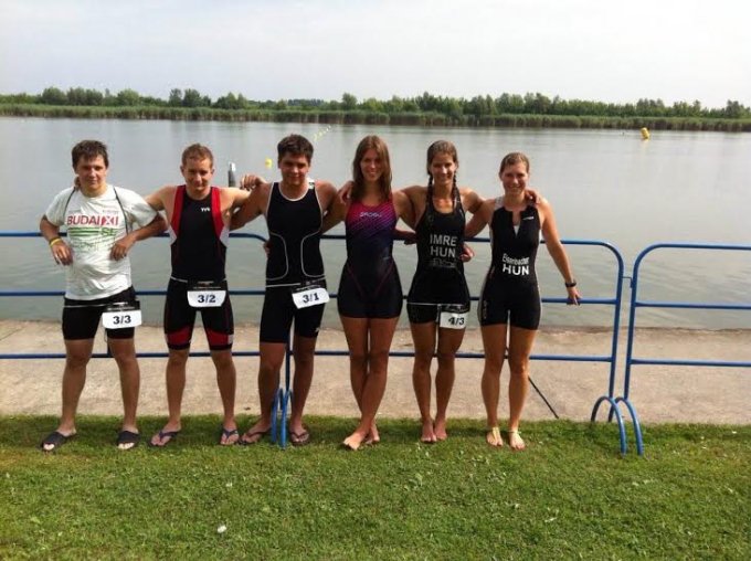 Érmet szereztek Fadd-Domboriban az újbudai triatlonosok