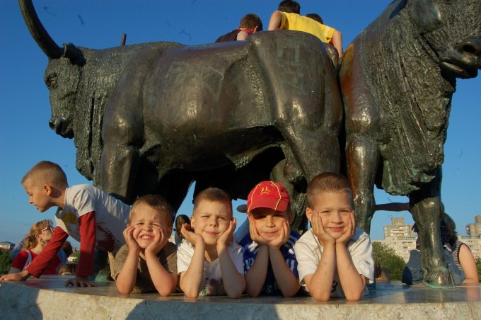 Gyerekzsivajtól volt hangos a Bikás park