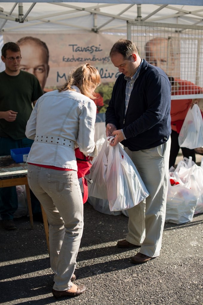 Tavaszi muskátlivásár volt a kerületben