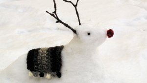 Keresik a legszebb hóembert és hószobrot Újbudán